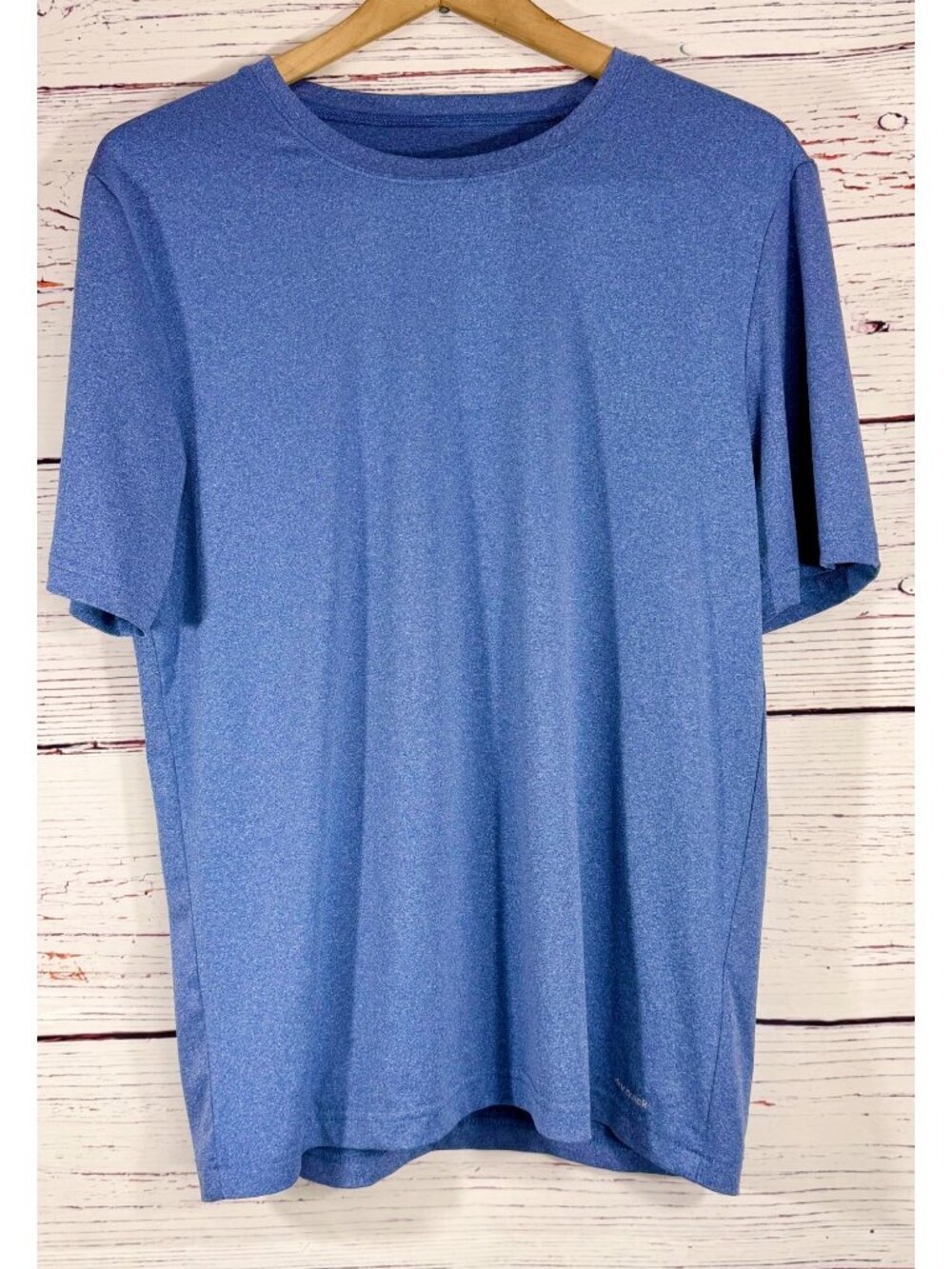 Crane Mens Dry Quick Performance T-Shirt Navy Heather M Athletic Fit